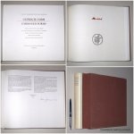 GERHARDT, CLAUS W. & WIDMANN, HANS, - Geprägte Form. Embossed forms. Prägen als Technik und literarischer Begriff. Mit 50 Originalprägungen und 4 handsignierten Graphiken. Production methodes and literary quotations. With 50 original embossings and 4 embossed prints signed by the ...