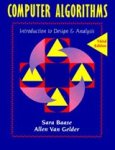 BAASE,  Sara ; Van Gelder, Allen - Computer Algorithms