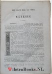  - Prent-bijbel, bevattende al de kanonijke boeken van het Oude en Nieuwe Testament. Volgens de overzetting van Dr. Martin Luther. Versierd met nagenoeg duizend houtsneêplaten, voorstellende de geschiedkundige gebeurtenissen, naar de meest beroem...