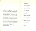 Vondel, J. van de 1647 .. Otten, Marcel 1998 met zwart wit foto's - Leeuwendalers/ een Vondelcommentaar (Het Toneel Speelt 1998) Programma & tekstboek  premiére 6 juni 1998 Stadsschouwburg Amsterdam voorstellingen 5 en 7 juni