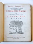 Perez (Perezius), Antonio - Commentarius in quinque et viginti digestorum libros. Amsterdam, Elsevier, 1669.