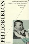 FUCHS, Reimar W. (Herausgeber) - Philobiblon. Eine Vierteljahresschrift für Buch- und Graphiksammler. Jahrgang 35, Heft 1.