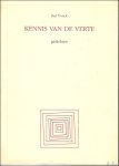 Vonck, Bart - Kennis van de verte: gedichten.