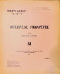 Gaubert, Philippe: - Intermède champêtre pour hautbois et piano Gaubert, Philippe: - Intermède champêtre pour hautbois et piano
