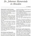 Hamoen, G. - Ds. Johannes Hamerstede en Heusden