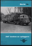 DAF - (AUTO FOLDER - CAR BROCHURE) DAF -   Daf Tandem - as opleggers - Serie TA