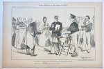 Braakensiek, Johan (1858-1940) - [Original lithograph/lithografie by Johan Braakensiek] Keizer Wilhelm en zijn troepen in China, 13 Januari 1901, 1 pp.