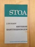J. de Kadt - Ketterse kanttekeningen