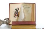 Molière, De. - Oeuvres completes de Molière. Nouvelle édition. La seule complète en 2 volumes in-12. Ornée de 10 Portraits en pied coloriés. Dessins par Geffroy & H. Allouard. [ 2 volumes ].