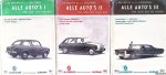Kruyff, J. de & J.J. Goezinne - Alle auto's I, II & III (3 delen)