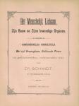Dr. Schmidt Schmidt - Het Menschelijk Lichaam, Zijn Bouw en Zijne Inwendige Organen - aanschouwelijk voorgesteld met vijf Beweegbare, Gekleurde Platen en geïllustreerden, verklarenden text.