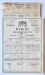  - [Family documents, before 1882] Familiepapieren betr. drie generaties Wijsman te Amsterdam, ca. 75 stuks, 19e eeuws.