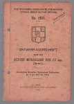 Staf Bevelhebber Nederlandsche Strijdkrachten. Centraal Bureau Militaire Opleiding - Ontwerp voorschrift voor den LICHTEN MITRAILLEUR VAN 7 mm. ( Bren ) ( No 1503 )