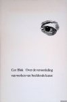 Blok, Cor - Over de veroordeling van werken van beeldende kunst
