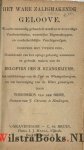 Groe, Theodorus van der - Brieven van Theodorus van der Groe