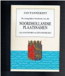 Pannekeet, Jan - De (mogelijke) betekenis van all Noorhollandse plaatsnamen van Aagtdorp tot Zwanenburg