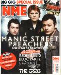 Various - NEW MUSICAL EXPRESS 2008 # 09, BRITISH MUSIC MAGAZINE met o.a. MANIC STREET PREACHERS (COVER + 4 p.), ROLO TOMASSI (1,5 p.), KAISER CHIEFS (1 p.), BLOC PARTY (1 p.), KLAXONS (2 p.), goede staat
