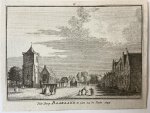 Spilman, Hendricus (1721-1784) after Pronk, Cornelis (1691-1759) - Het Dorp Baarland te zien na de Vaate. 1745.
