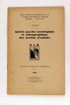 Marinus, A. - Intérêt psycho-sociologique et ethnographique des dessins d'enfants