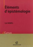 HEMPEL, C.G. - Éléments d'epistémologie. Traduction de B. Saint-Sernin.