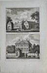 J. Bulthuis, K.F. Bendorp - Antieke prent Friesland: Sytjema State. / 't Huis van Berouw.