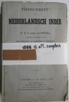 Different authors - Tijdschrift voor Nederlandsch-Indie.Jaargang 1886  (12 losse delen).