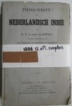 Different authors - Tijdschrift voor Nederlandsch-Indie.Jaargang 1886  (12 losse delen).