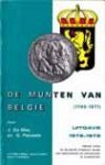 J. de Mey,  / Pauwels, G. - De  munten van Belgie -1790-1977 [ uitgave 1978-1979]