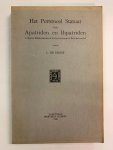 L. de Groot - Het Personeel Statuut van Apatriden en Bipatriden volgens Nedrlandsch Internationaal Privaatrecht
