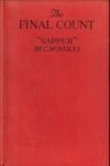SAPPER" (= H.C. McNeile)" - The final coun5t