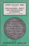 Mill, John Stuart - Utilitarianism, Liberty, and Representative Government