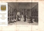  - Aapen-pagode. Copperengraving. Interior of a Japanese temple populated by monkeys, Caspar Jacobsz. Philips, after Bernard Picart, 1781
