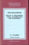 RAMSEY, F.P. - Foundations - Essays in Philosophy, Logic, Mathematics and Economics. Edited by D.H. Mellor. With Introductions by D.H. Mellor, L. Mirsky, T.J. Smiley, Ricgard Stone.