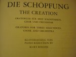 Haydn; Franz Joseph (1732-1809) - Die Schopfung; Oratorium; Soli, Chor und Orchester; Klavierauszug
