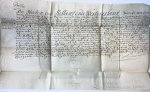  - [Pamphlet, 1699, Delft] Verklaring van de Staten van Holland en Westvriesland over een vicarie te Delft. Ondertekend Anthonie Heinsius (1641-1720). Gedateerd 21 oktober 1699. Charter op perkament. Zegel verloren.