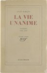 Romains, Jules - La Vie Unanime. Poèmes 1904-1907