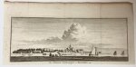 Spilman, Hendricus (1721-1784) after Pronk, Cornelis (1691-1759) - Het Steedje Arnemuiden in Walcheren. 1745.