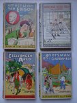 Stamperius, J. - Uit het leven van Edison/ De ezelsjongen van Arco/ Neêrland weer vrij! / De bootsman op het Gardameer. 4 delen.
