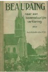Schellinckx, A. - Beauraing - naar een bovennatuurlijke verklaring