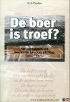 OOSTEN, G. - De boer is troef? Het verdwijnen van boeren en tuinders uit Hees (1912-1970)