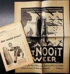 TWEEDE WERELDOORLOG - Dat nooit weer. Informatiebulletin. Berichten, die in de Nederlandse pers zelden verschenen. (Nr. 5 t/m 24 plus bijlagen).