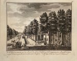 Rademaker, Abraham. - Original copperengraving/Antique print/Originele kopergravure: De herberg de (1) Schulp aen den Amstel binnen den ringdijk nevens een gezicht naer de (2)Outewaler Brugh /Le Cabaret de la Coquille pres Amstel en dedans de la digue & la vue du p... Rademaker, Abraham. - Original copperengraving/Antique print/Originele kopergravure: De herberg de (1) Schulp aen den Amstel binnen den ringdijk nevens een gezicht naer de (2)Outewaler Brugh /Le Cabaret de la Coquille pres Amstel en dedans de la digue & la vue du p...