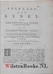 Long, Isaac Le - Boek-Zaal der Nederduytsche Bybels, geopent, in een Historische Verhandelinge van de Oversettinge der Heyligen Schriftuure in de Nederduytsche Taale, sedert deselve eerst wierdt ondernomen, beneffend de Veranderingen, welke daar omtrent door d...