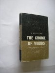 Collins, V.H. - The Choice of words. A book of synonyms with explanations Collins, V.H. - The Choice of words. A book of synonyms with explanations