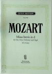 Wolfgang Amadeus Mozart 214324 - Missa Brevis in d - KV65 (61a) für Soli, Chor, Orchester und Orgel