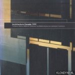 Baniassad, Essy - Architecture Canada 1999
