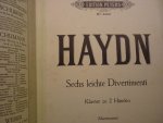 Haydn; Franz Joseph (1732-1809) - 12 Kleine Stucke  //  6 Leichte Divertimenti  //  Kompostionen  //  Kaiser-Quartett und Quartett-Satze