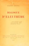 BENDA, J. - Dialogue d'Eleuthère.