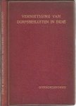 GONDOKOESOEMO - Vernietiging van dorpsbesluiten in Indië. Proefschrift.