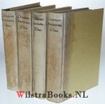 Tuinman, Carolus - Keurstoffen uit de Heilige Schriften der Propheten, Verklaert en Toegepast....( 4 delen compleet)..... Na zyn overlyden uitgegeven door Joannes Esgers.